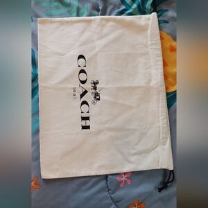 Coach 1941 Ivory Dust Bag Cover Medium Drawstring